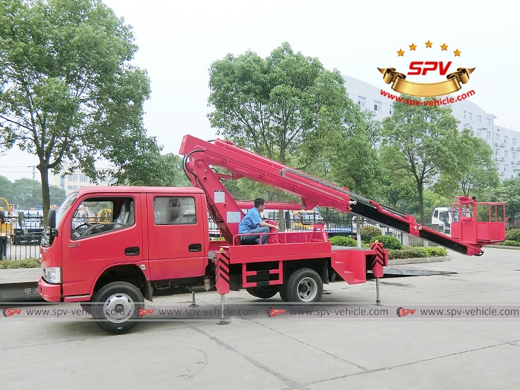 16M Telescopic Beam Lifter Dongfeng - Operation 16M Telescopic Beam Lifter Dongfeng - Operation